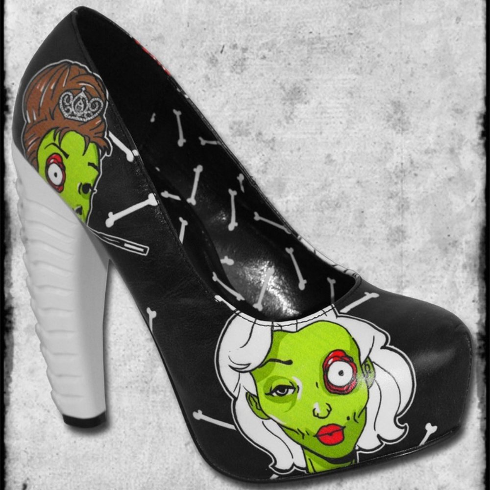 Too Fast Zombie Spine Heels *RARE*